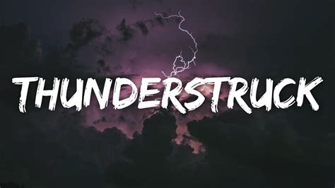ac dc thunderstruck lyrics|Songtext von AC/DC .